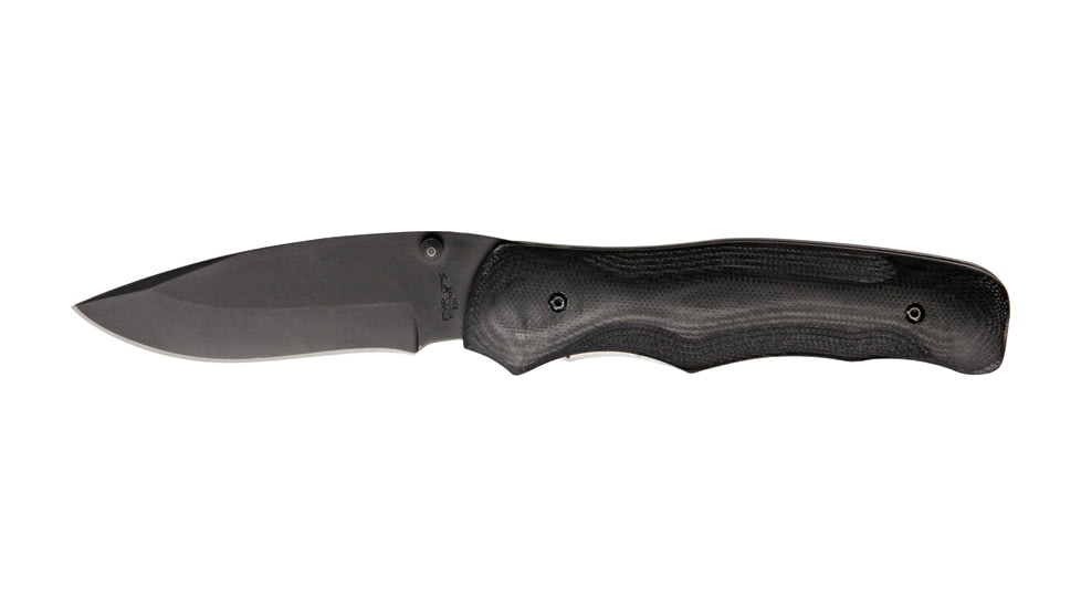 Bear Ops Rancor Fold Knife, SS modified Drop Point Blade, Black G-10 Handle BC32004