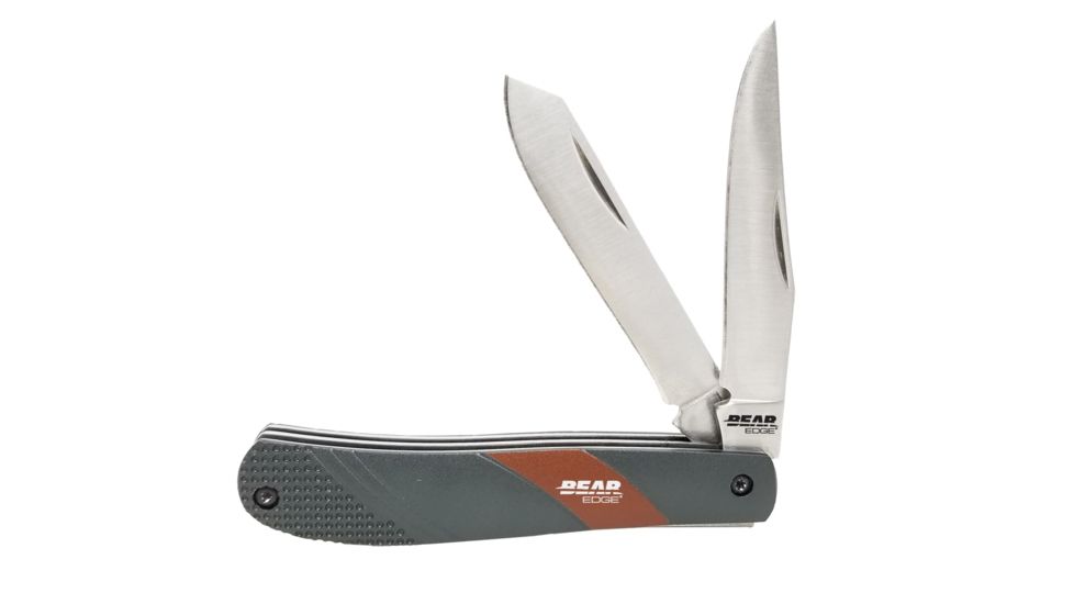 Bear &amp; Son Cutlery Closed Aluminum Trapper, 3 1/2in, Black 61532