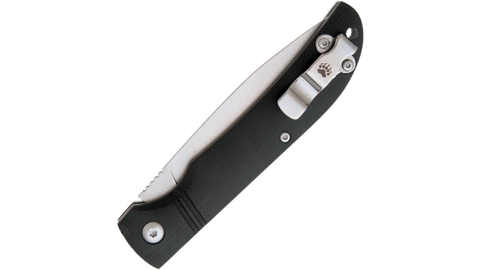 Bear &amp; Son Cutlery Drop Point Slip Joint Black, BC457GB