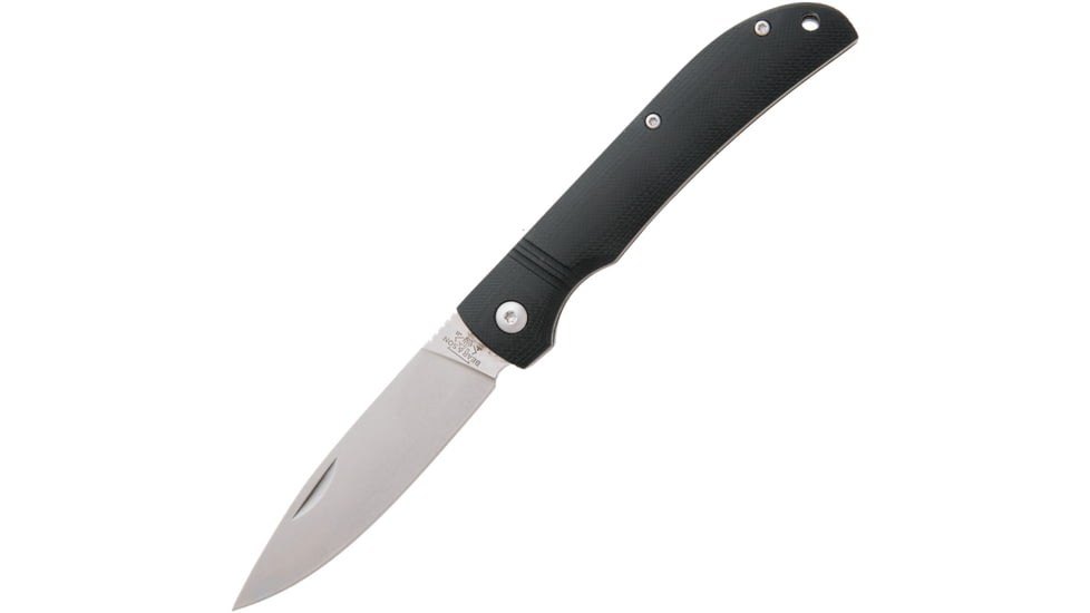 Bear &amp; Son Cutlery Drop Point Slip Joint Black, BC457GB