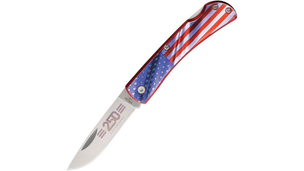 Bear &amp; Son Cutlery Farmhand Lockback 250th, BCU137LRDUSA
