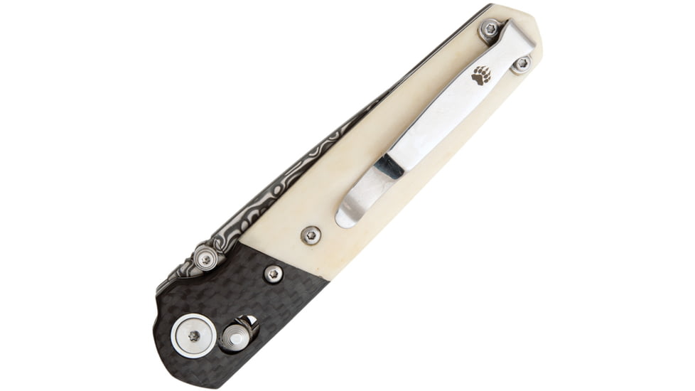 Bear &amp; Son Cutlery Lawman Slidelock White Bone, BCWSB22D