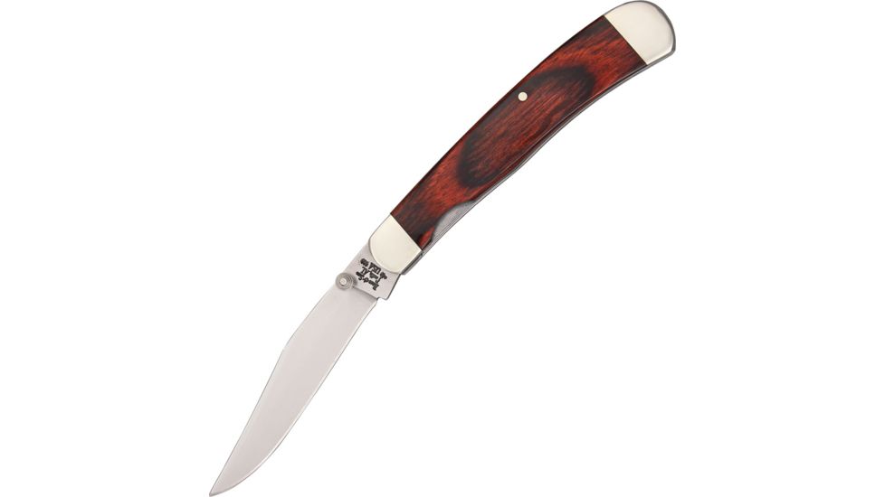 Bear &amp; Son Cutlery Linerlock Rosewood Folding Knife,3.125in,Clip,Rosewood Handle BC2154LR