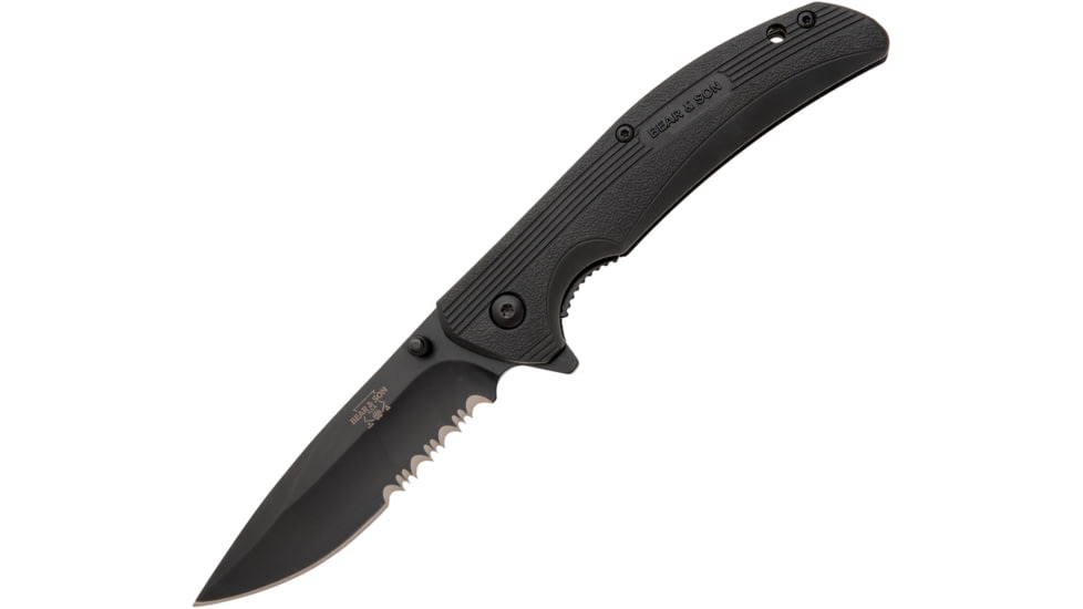 Bear &amp; Son Cutlery Sideliner Linerlock Black, BC778BSR