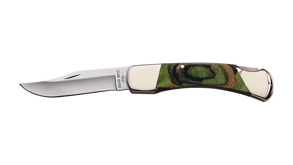 Bear &amp; Son Folding Hunter Camo Fold Knife BC297CW