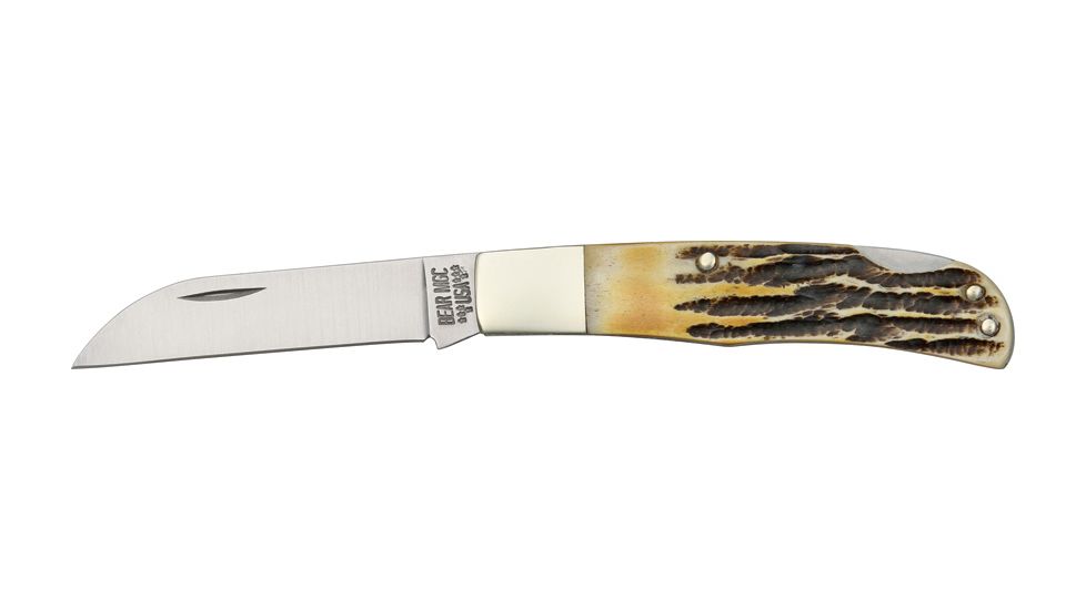 Bear &amp; Son Lockback Fold Knife, Bone Handle BC509