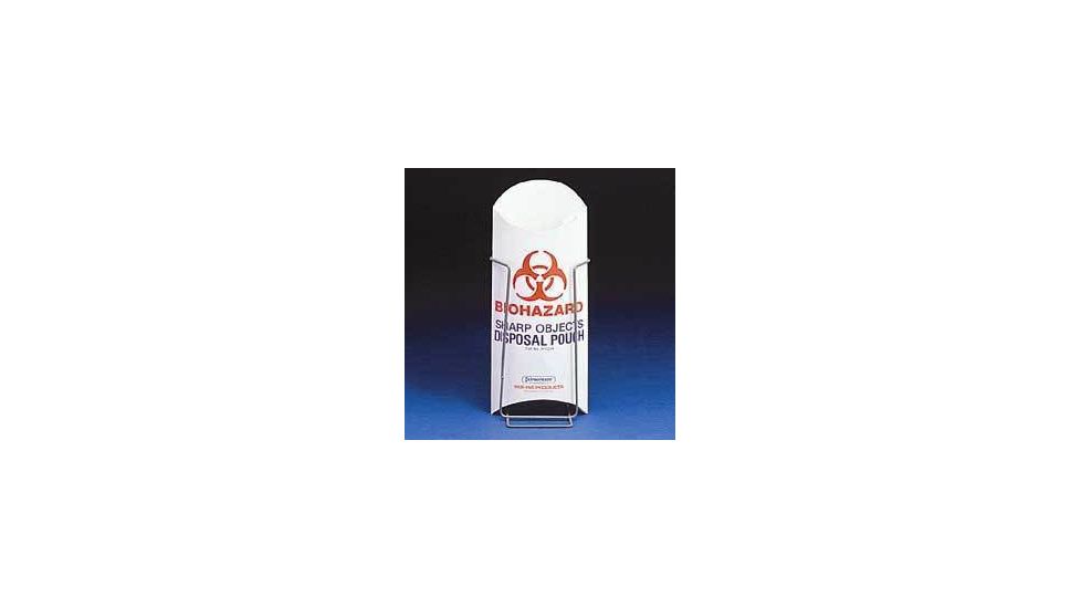 Bel-Art Biohazard Sharp Object Pouch, SCIENCEWARE 132360000 Pouch Stand