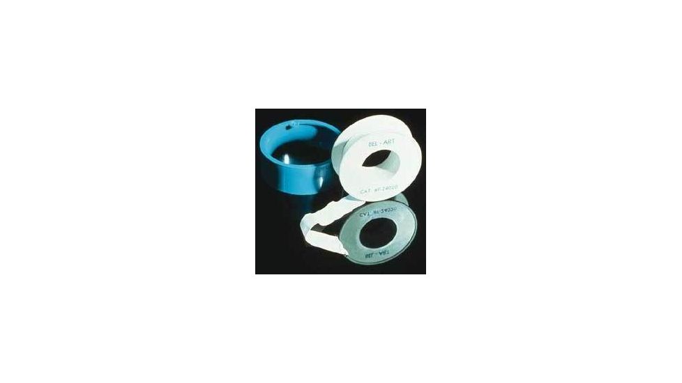 Bel-Art FLUO-KEM Teflon Resin Lab-Thread Tape, SCIENCEWARE 240200000 Tape Lab Ptfe 0.5X300IN PK3