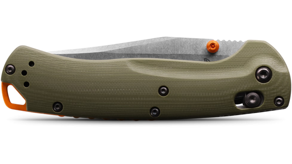 Benchmade 15536 Taggedout Folding Knives, 3.5 in, CPM-S45VN Steel, Hunting, OD Green Handle, 15536