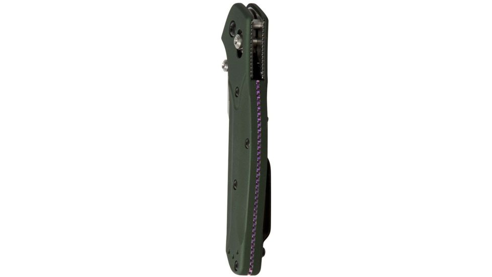 Benchmade 940 Blue Class Folding Knife, Plain Edge, Satin Blade 940