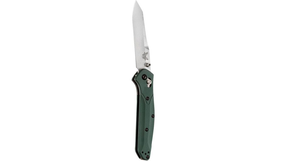 Benchmade 940 Blue Class Folding Knife, Plain Edge, Satin Blade 940