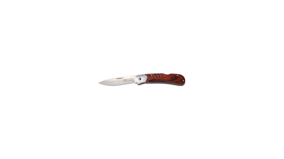 Benchmade Bone Collector Lock-Back Folding Knife, Plain Edge, Cocobolo Handle 15050-2