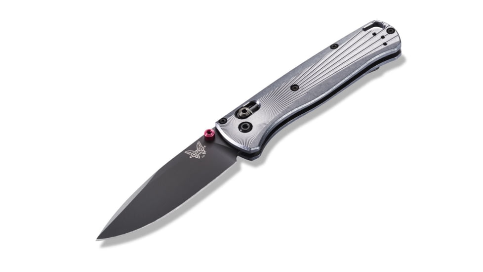 Benchmade Bugout Axis Folding Knife, 3.24in M390 Super Premium Stainless Steel Drop Point Blade, 6061-T6 Aircraft Aluminum Handle, 535BK-4
