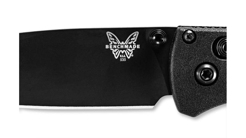 Benchmade Bugout Folding Knive, 3.24in, Drop Point, Graphite Black Molded CF-Elite Handle, 535BK-2