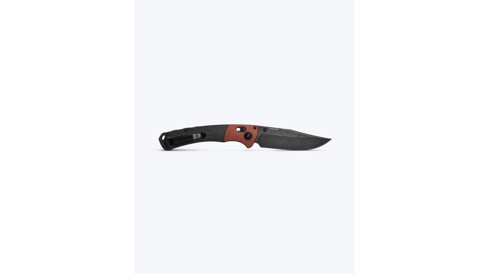 Benchmade Crooked River Folding Knife, 4 in, CPM MagnaCut Stainless Steel, Clip Point, 6061-T6 Aluminum, Burnt Copper/ Black, 15080BK-04