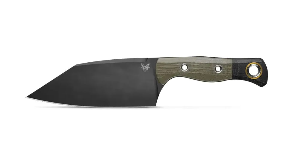 Benchmade Cutlery Station Kitchen Knife, 5.97in, CPM-154 Stainless Steel, G10, Olive Drab Green, 4010BK-01