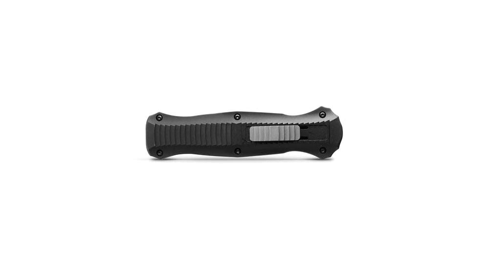 Benchmade Infidel Automatic Folding Knife, 3.91in, CPM-D2 Steel, Double-Edged Dagger, Black, 3300BK