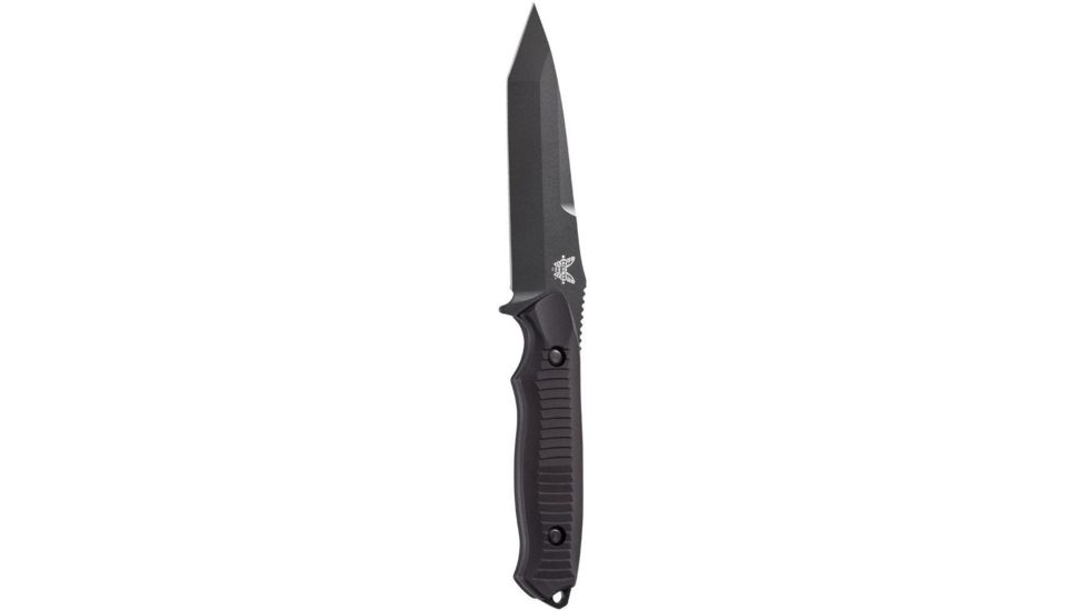 Benchmade Nimravus Fixed Tanto Knife, Plain Edge, BK1 Blade, Black Handle 141BK