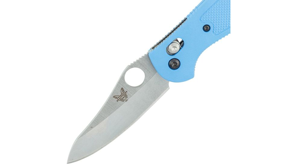 Benchmade Pardue, Mini Grip Folding, Fine Edge Knife 555HG-BLUE
