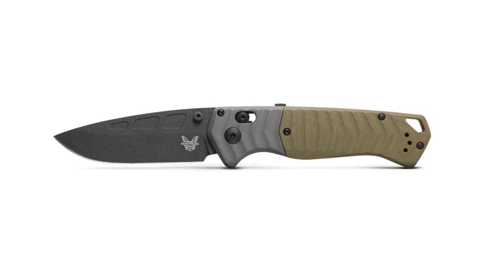 Benchmade Psk Axis Knives Folding Knife, 3.45 in, CPM MagnaCut Stainless Steel, Drop Point Blade, G10 Handle, OD Green, 593BK