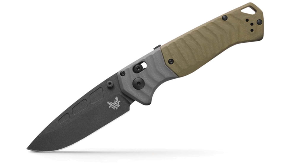 Benchmade Psk Axis Knives Folding Knife, 3.45 in, CPM MagnaCut Stainless Steel, Drop Point Blade, G10 Handle, OD Green, 593BK