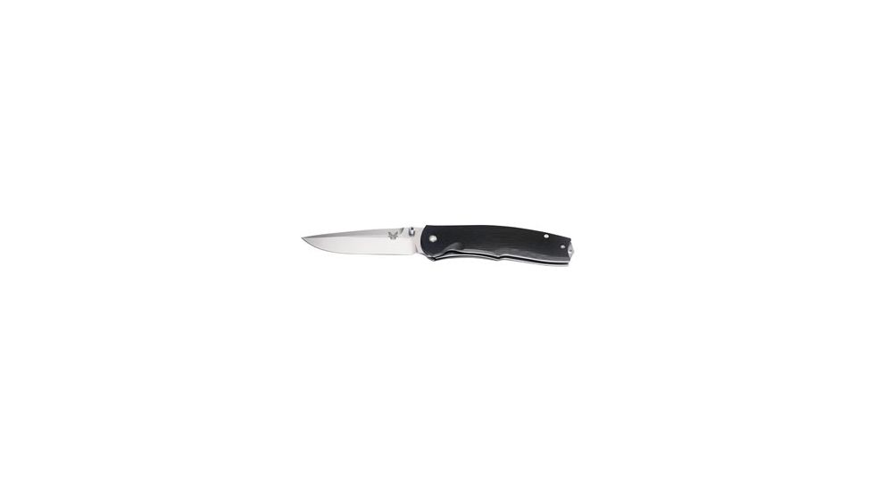 Benchmade 890 Torrent Knife by Steigerwalt Design w/ Plain Edge Blade &amp; Black Handle 890