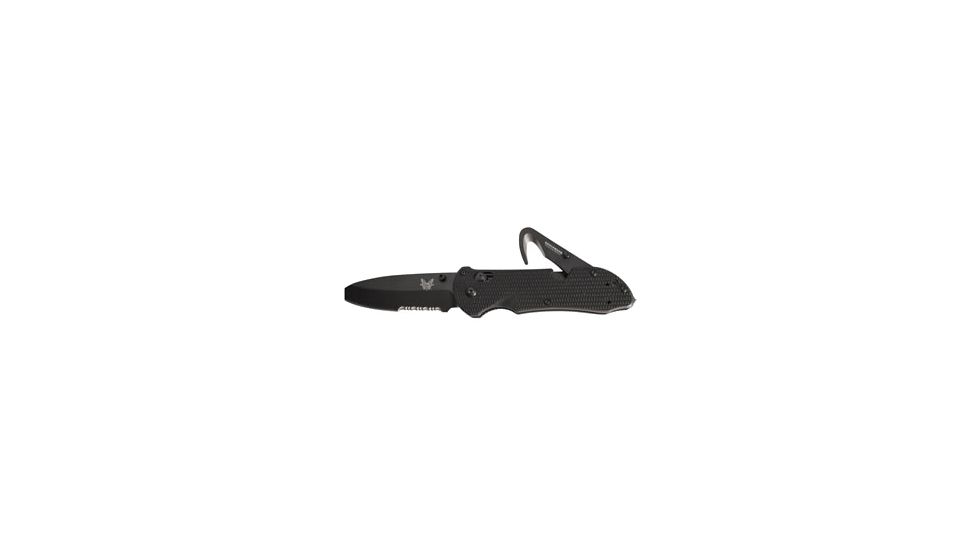 Benchmade 916 Triage Utility Knife, Combo Edge, BK1 Blade, Black Handle 916SBK