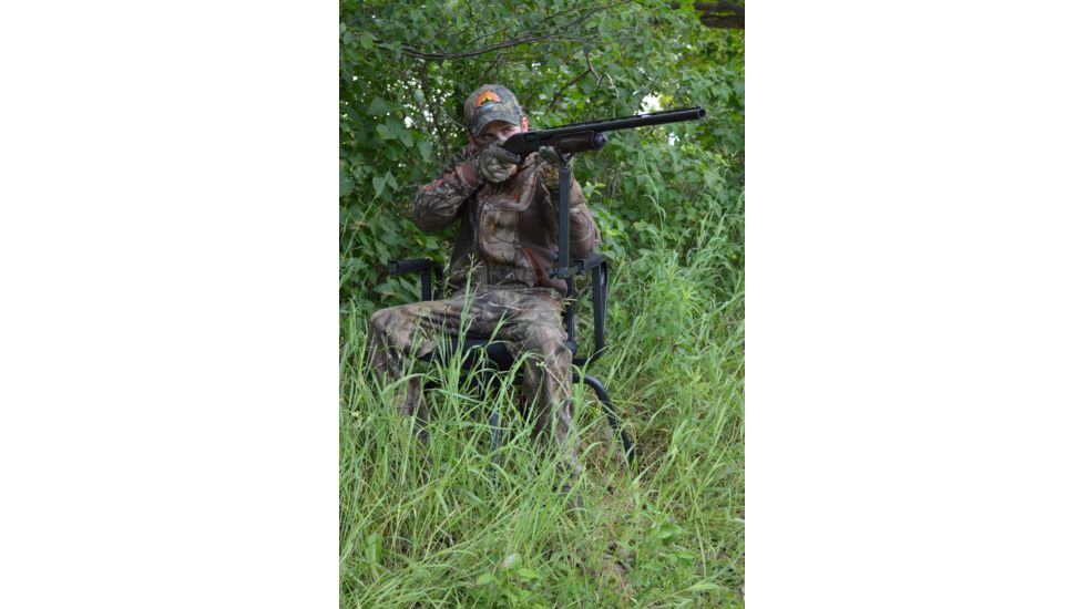 USED BenchMaster Sniper Seat 360 Rotating Shooting Chair, BMSSSC, EDEMO8, Used, Condition Like New, Inspect and Rebox