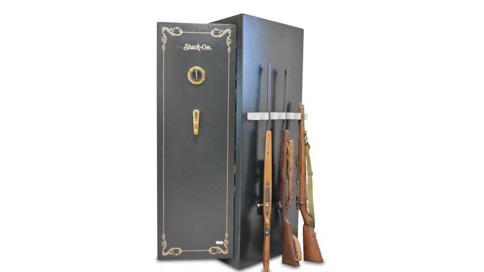BenchMaster Rifle Rest, Weapon Rack, Six Gun Barrel Rest w/Magnetic Strip, Black &amp; Gray BMWRBR6