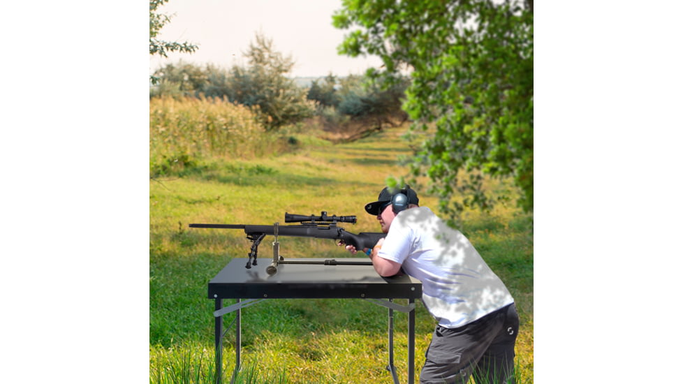 BenchMaster Shooting Table, No Seat, Black, BMST3