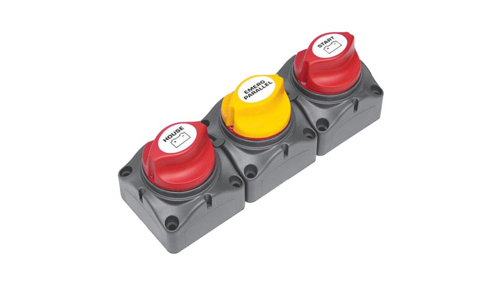 BEP Marine Battery Distribution Cluster f/Single Engine w/Two Dedicated Battery Banks - Horizontal Mounting 58654