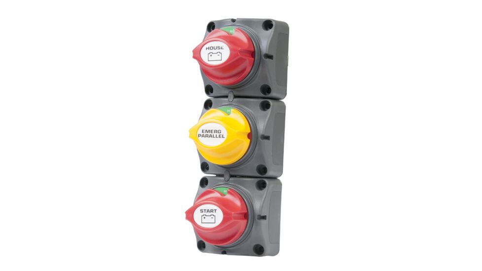 BEP Marine Battery Distribution Cluster f/Single Engine w/Two Dedicated Battery Banks - Vertical Mount 58655