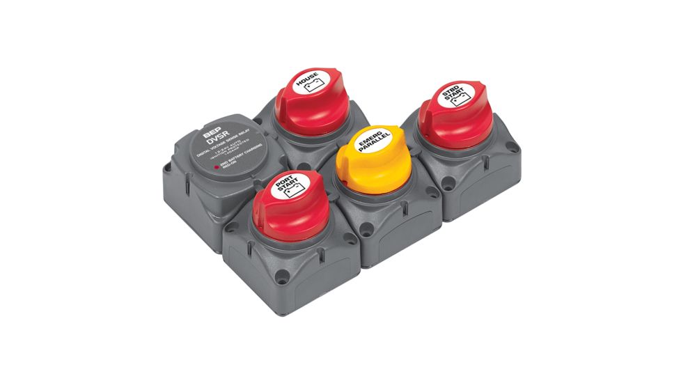 BEP Marine Distribution Cluster f/Twin Inboard Engines w/Three Battery Banks Battery 58660