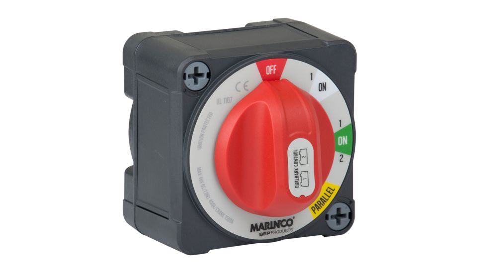 BEP Marine Pro Installer 400a EZ-Mount Dual Bank Control Battery Switch - MC10 58594