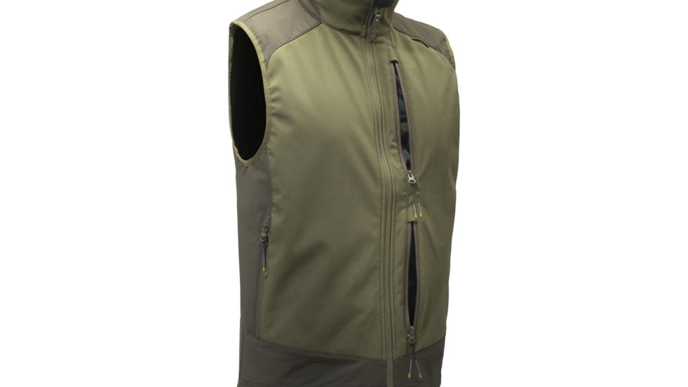 Beretta BUTTE SOFTSHELL VEST BROWN BARK/MOSS XL B9231BD1