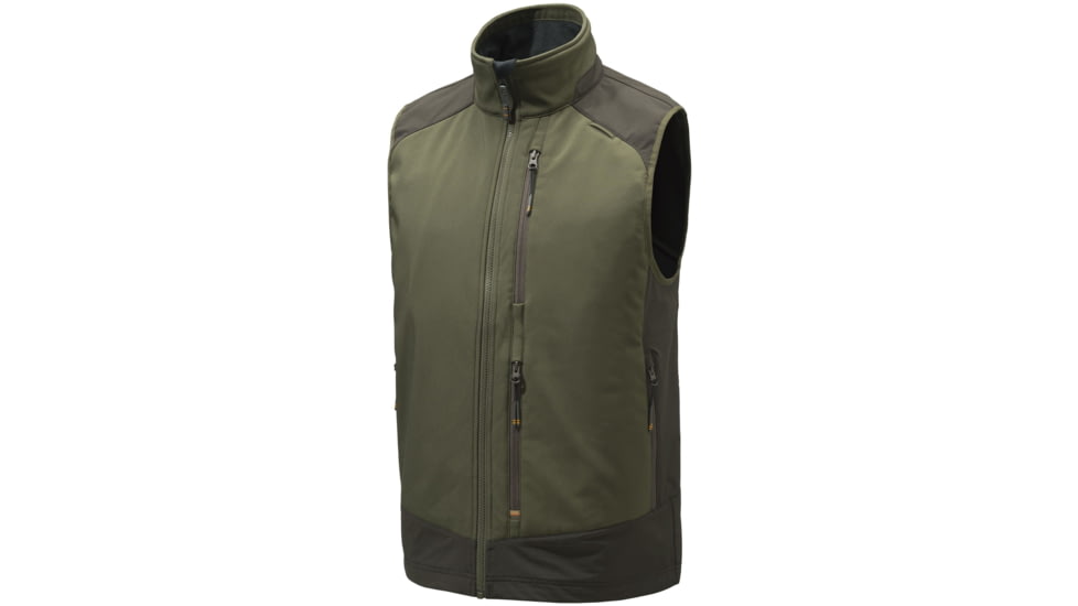 Beretta BUTTE SOFTSHELL VEST BROWN BARK/MOSS XL B9231BD1