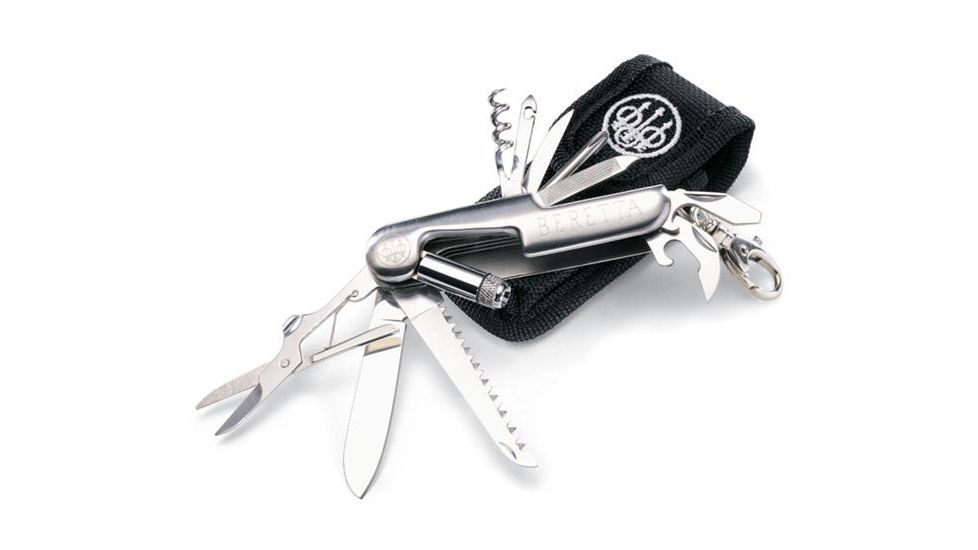 Beretta Lighted Stainless Steel Multi-Knife, 2in JK810A03