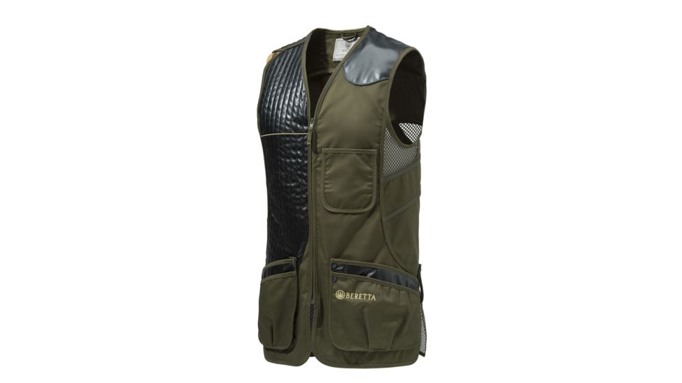 Beretta Mens Sporting Vest, Dark Olive, Large GT69102113072AL
