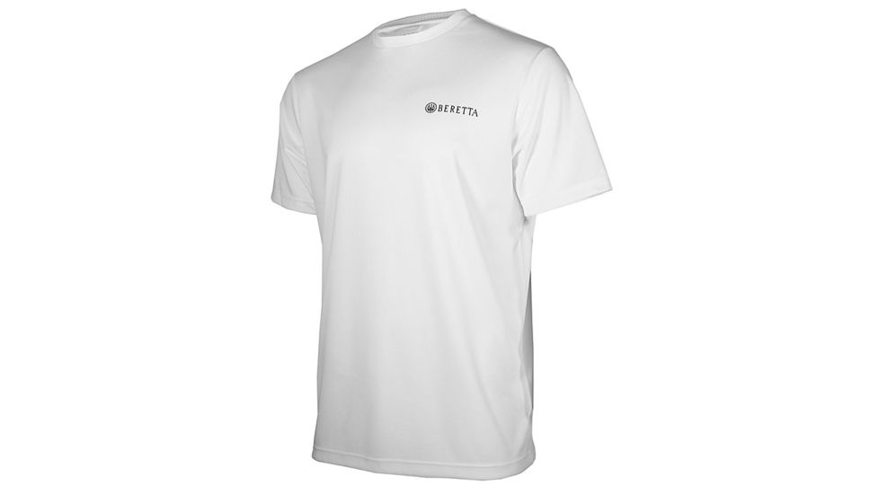Beretta Mens US Tech Short Sleeve T-Shirt, White, 3XL TS541T1322015BXXXL