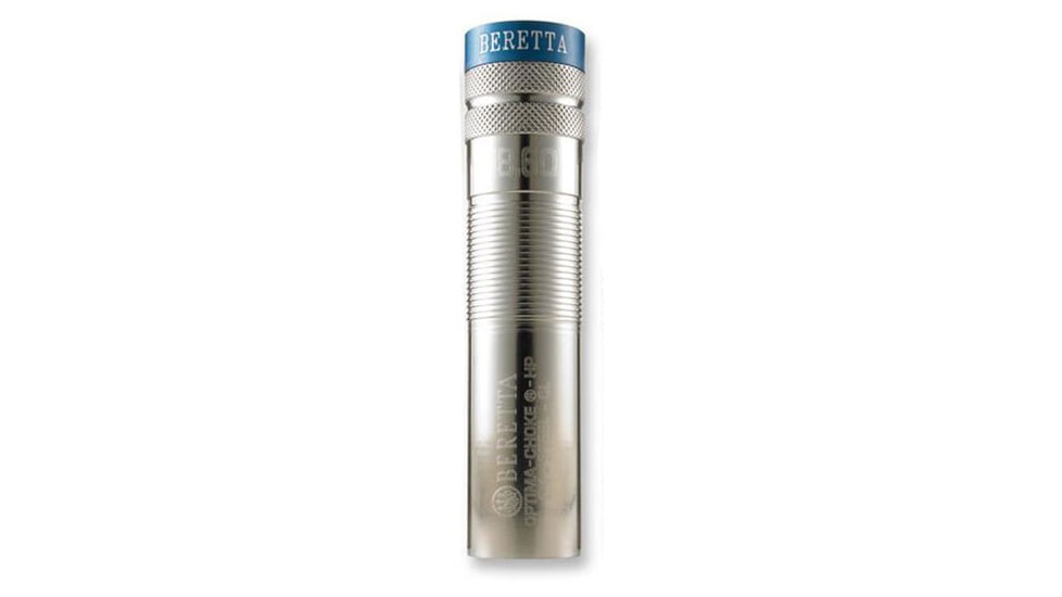 Beretta Optimachoke HP +3/4 Extended 12 Gauge Choke Tube, Silver w Color Band, Improved Modified, C62140