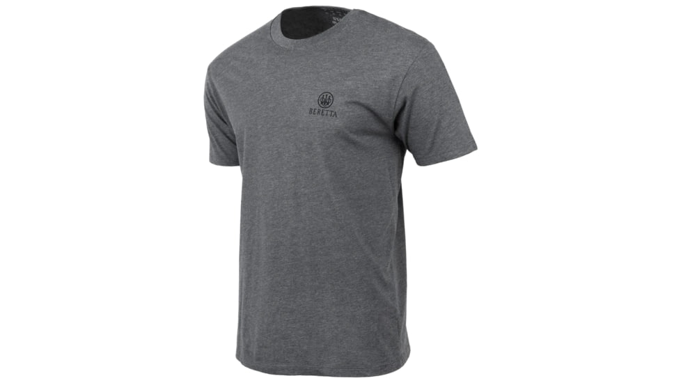 Beretta Rail T-Shirt - Mens, Short Sleeve, Heather Grey, 2XL, TS223T1890090UXXL