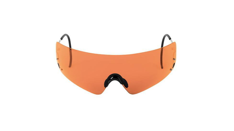 Beretta Shooting Glasses With Orange Lenses Size Small Metal Frame With Hard Case Oca900020407