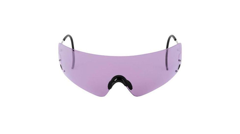 Beretta Shooting Glasses With Purple Lenses Size Small Metal Frame With Hard Case Oca900020316