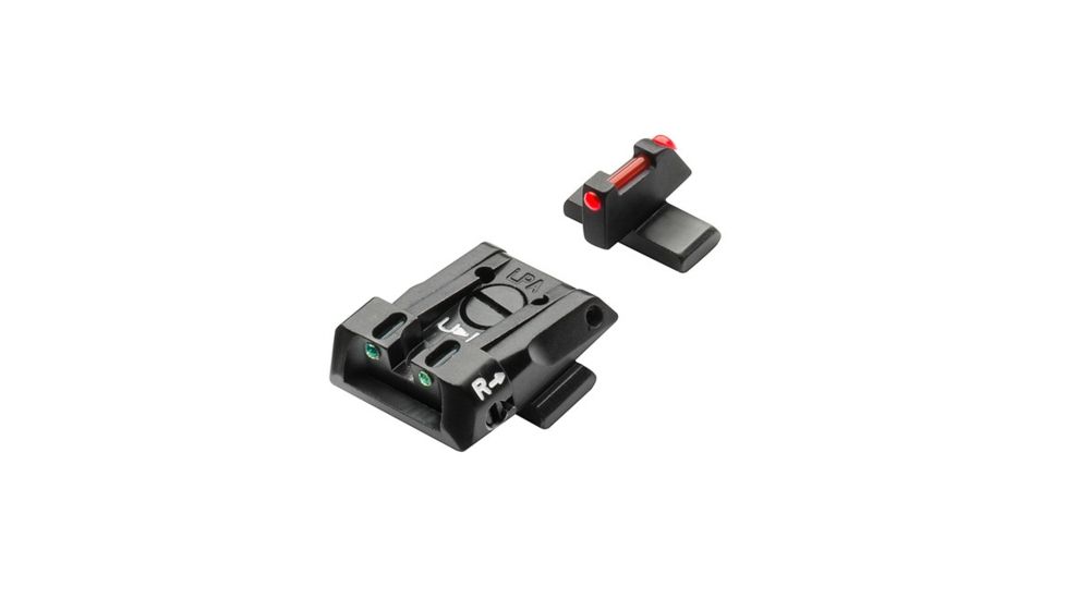 Beretta Fiber Optic Piston Sight Kit - Adjustable 3-Dot, APX, Black, EU00066