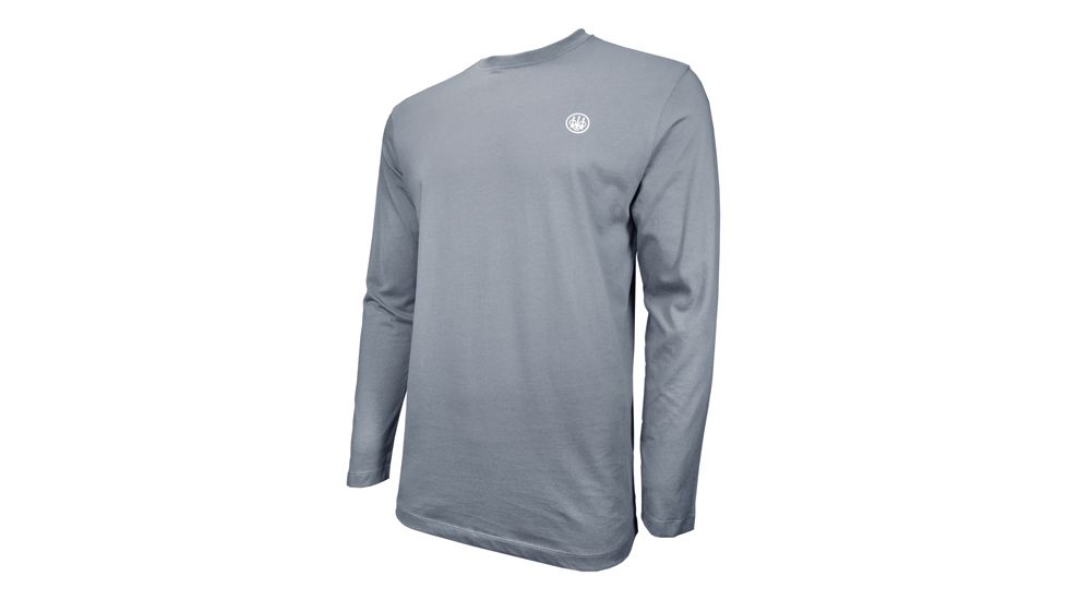 Beretta T-shirt Long Sleeve Usa Logo 2x-large Dove Gray