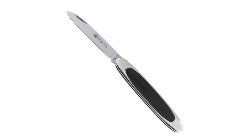 Beretta Traditional Gentlemen's Folding Knife, 2.5in, AISI 420, Nickel Silver Ebony Inlay Handle, 170EB