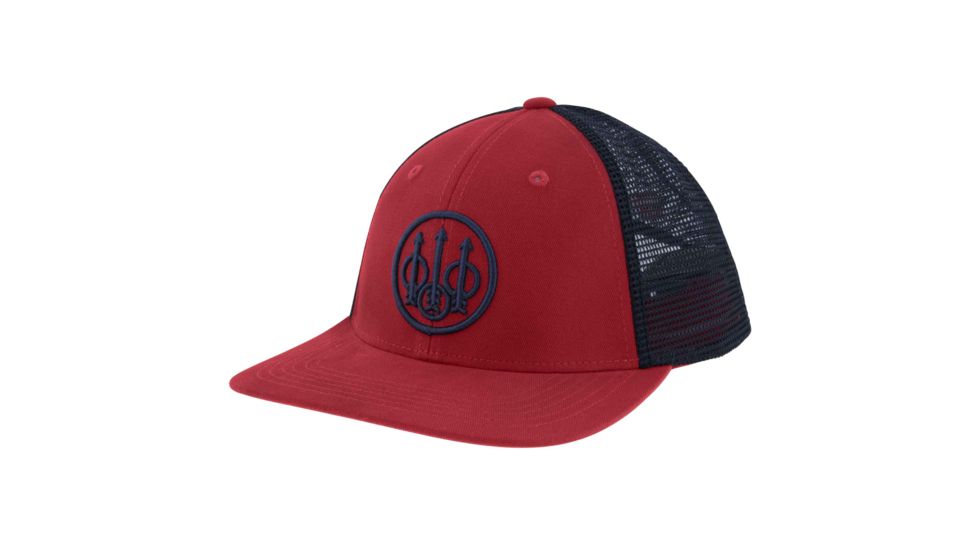 Beretta Trident Flat Bill Trucker, Red - BC1620166003A3