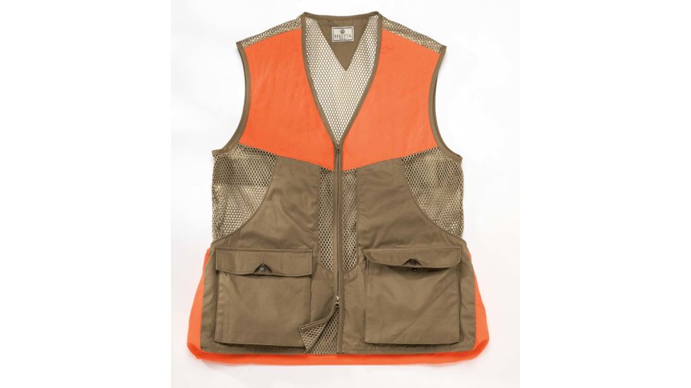 Beretta Upland Mesh Vest, Light Brown/ Orange, Medium GUX42587081GM