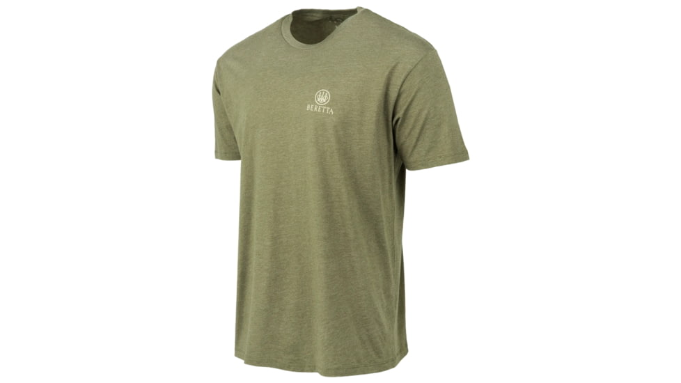 Beretta USA 2.0 T-Shirt - Mens, Short Sleeve, Heather Mil Green, Extra Large, TS226T189007AUXL