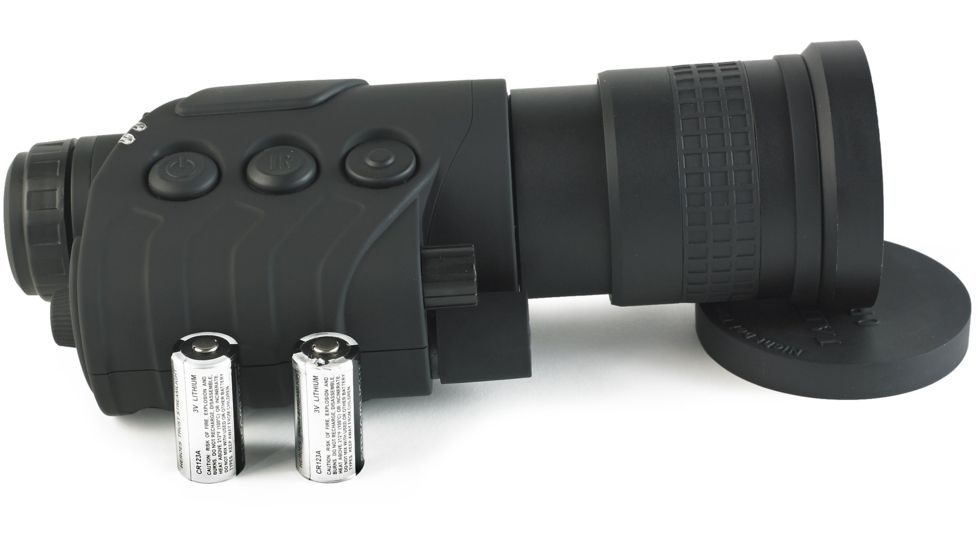 Bering Optics HiPo 7.0x60 Digital Night Vision Monocular, Black, 10.5''x3.95''x2.8'' BE18760